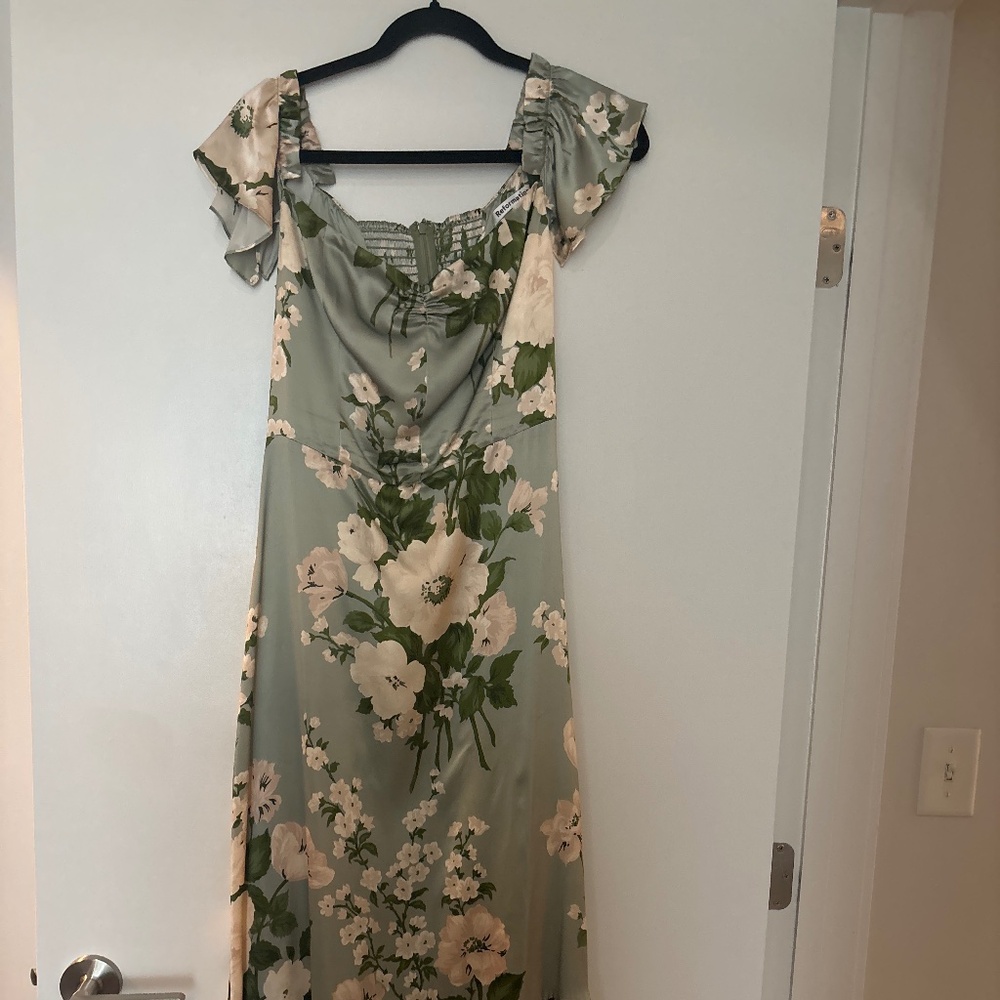 Reformation Sianna Silk Dress